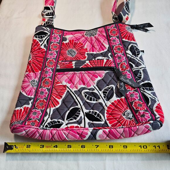 Vera Bradley Vintage Hipster Crossbody "Cherry Blossoms" Shoulder Purse Bag - Picture 5 of 9